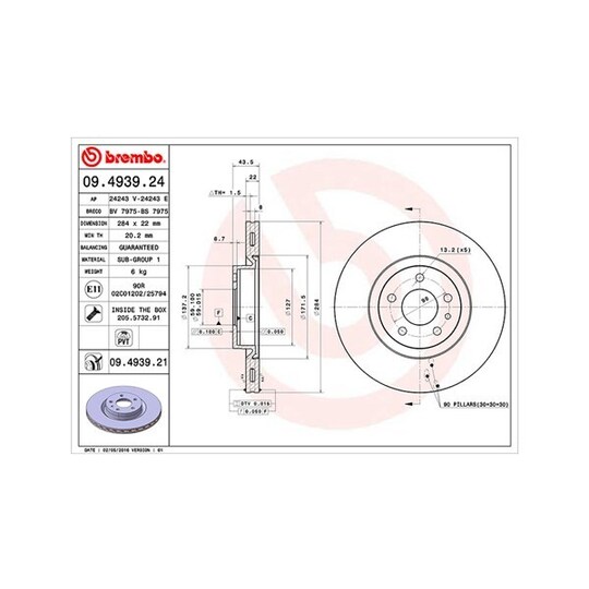 360406000300 - Brake Disc 