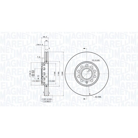 360406001301 - Brake Disc 