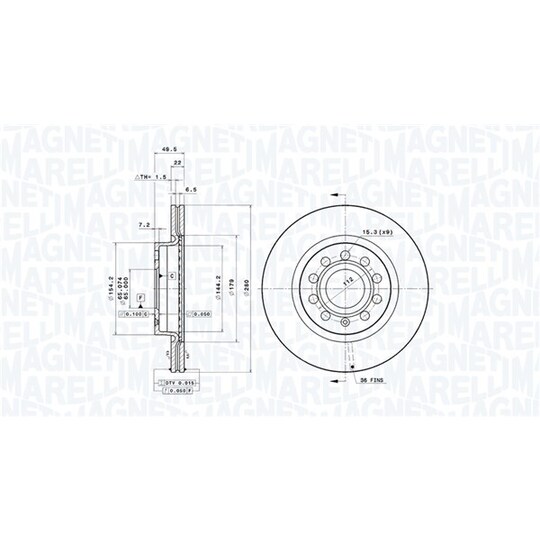 360406002001 - Brake Disc 