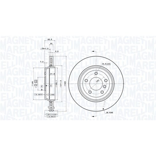 360406004201 - Brake Disc 