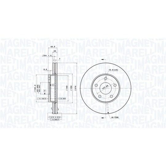 360406005401 - Brake Disc 