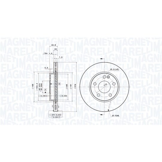 360406007201 - Brake Disc 