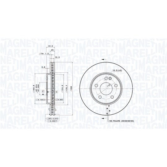 360406007501 - Brake Disc 