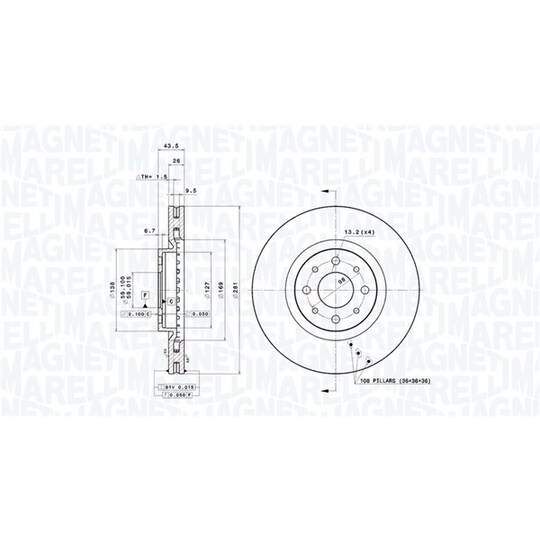 360406010400 - Brake Disc 