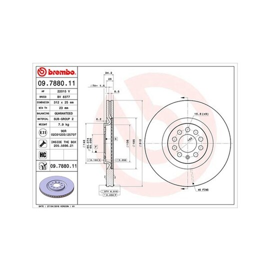 360406013101 - Brake Disc 