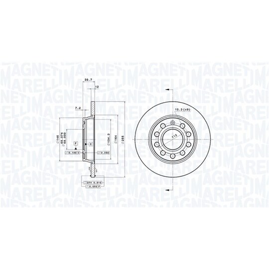 360406013401 - Brake Disc 