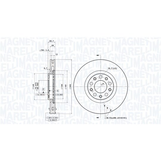 360406011301 - Brake Disc 