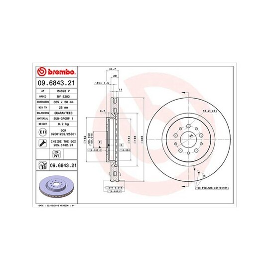 360406010801 - Brake Disc 