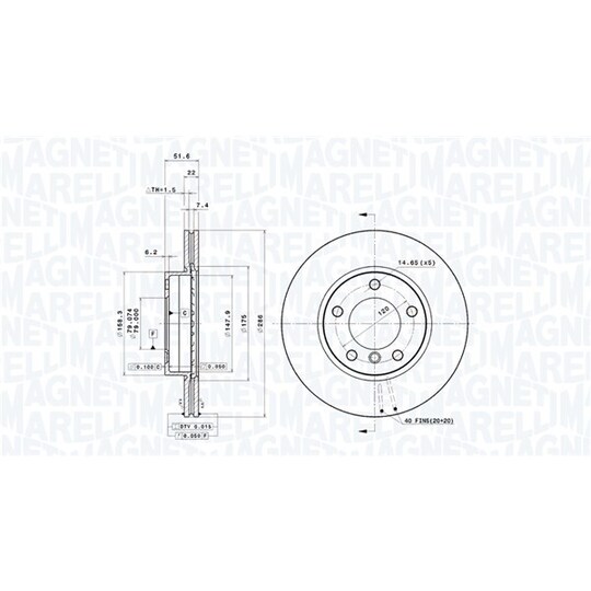 360406016001 - Brake Disc 