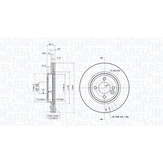 360406017401 - Brake Disc 