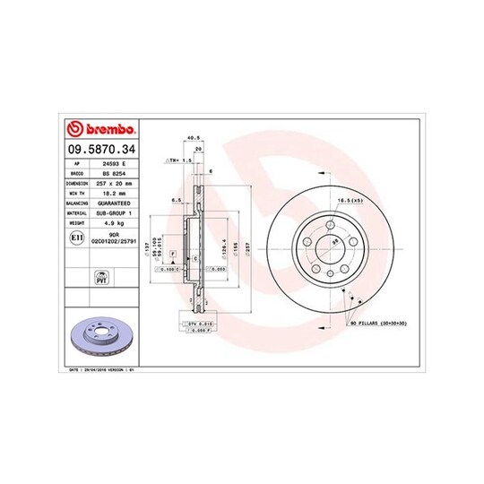 360406022100 - Brake Disc 