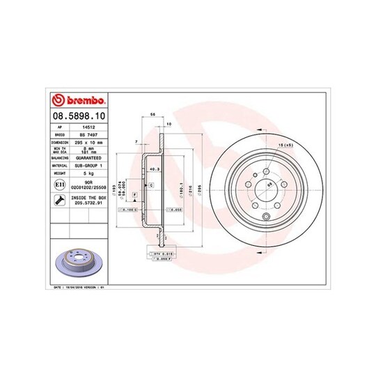 360406022400 - Brake Disc 