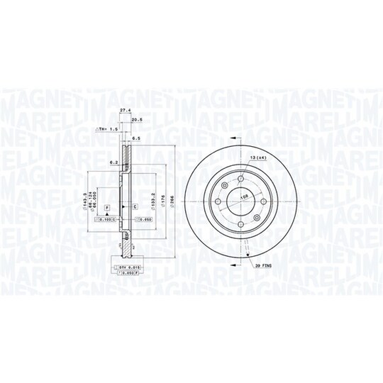 360406017801 - Brake Disc 