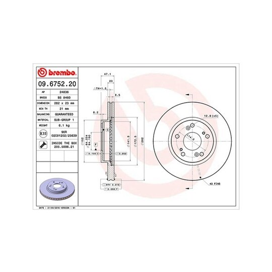 360406027900 - Brake Disc 