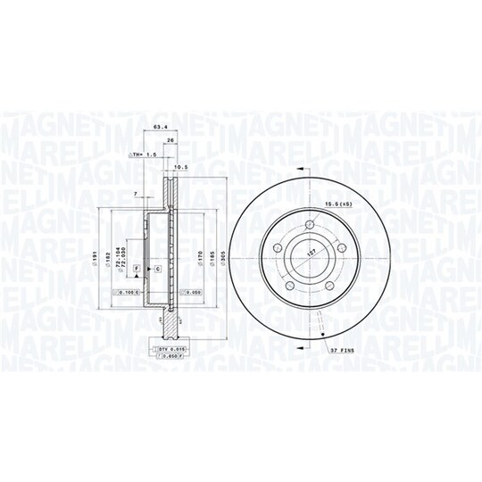 360406029901 - Brake Disc 