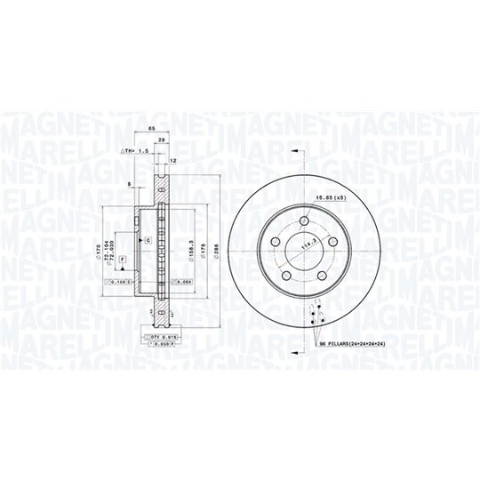 360406030001 - Brake Disc 