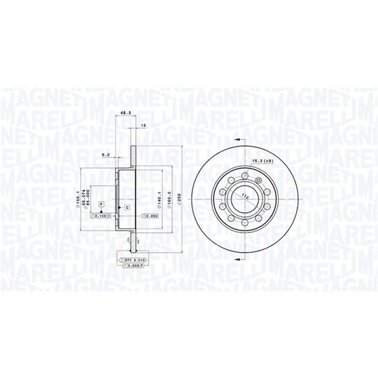 360406050801 - Brake Disc 