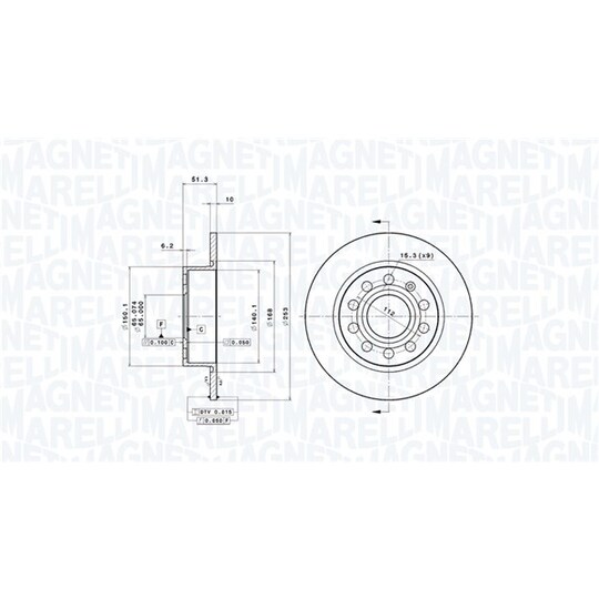 360406050701 - Brake Disc 