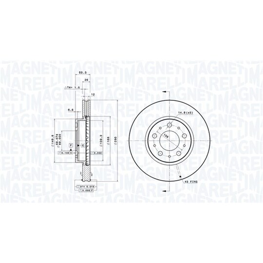 360406051401 - Brake Disc 