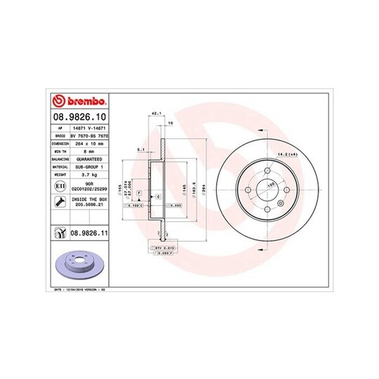 360406058300 - Brake Disc 