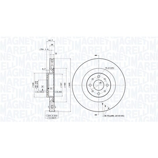 360406071800 - Brake Disc 