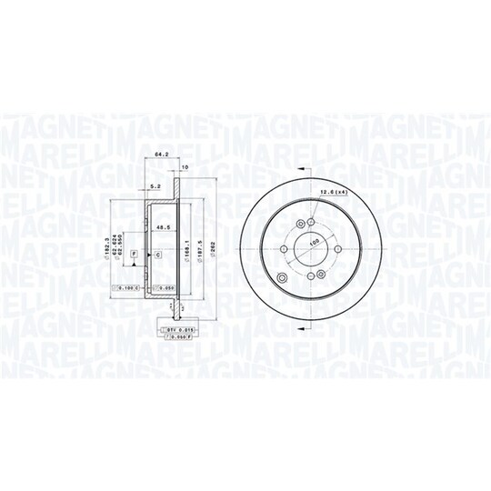 360406092500 - Brake Disc 