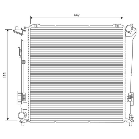 701626 - Radiator, engine cooling 