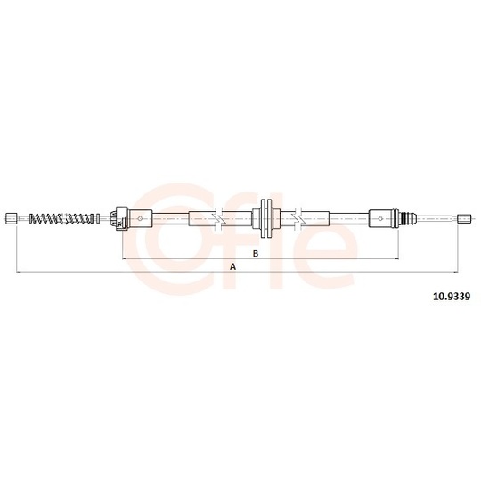 10.9339 - Cable, parking brake 