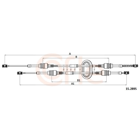 15.2895 - Cable, manual transmission 