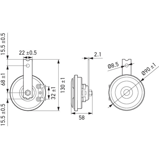 3AL 922 000-951 - Air Horn 