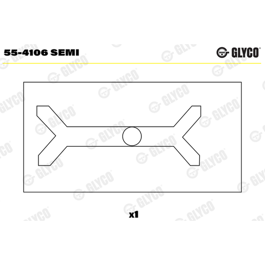 55-4106 SEMI - Laagripuks, keps 