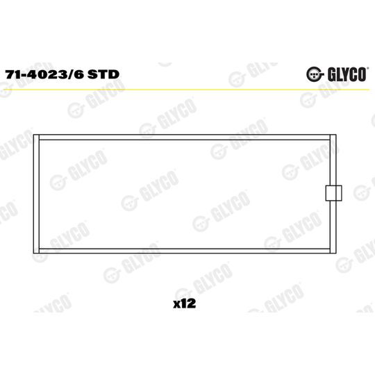 71-4023/6 STD - Big End Bearings 