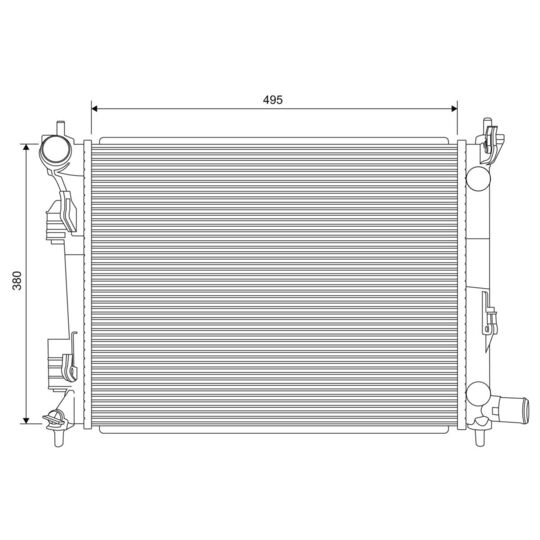 701620 - Radiator, engine cooling 