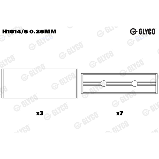 H1014/5 0.25mm - Vevlager 