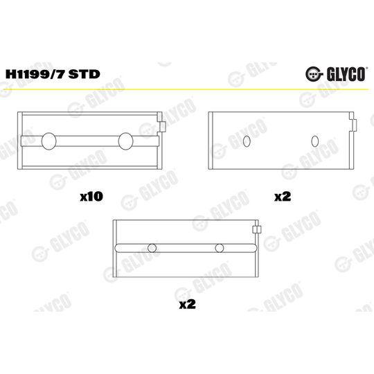 H1199/7 STD - Vevlager 