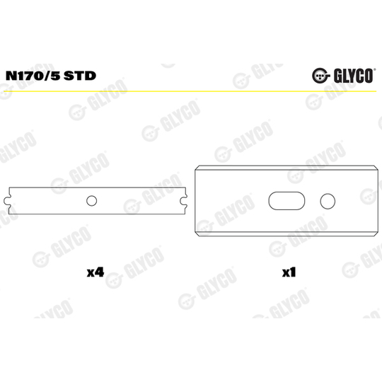 N170/5 STD - Camshaft Bushes 