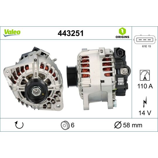 443251 - Alternator 