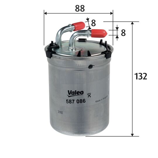 587086 - Fuel filter 