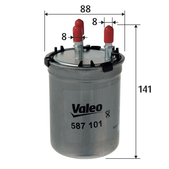 587101 - Fuel filter 