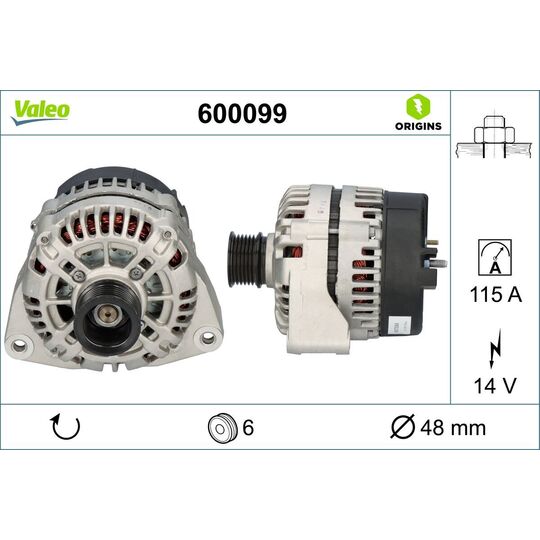 600099 - Alternator 