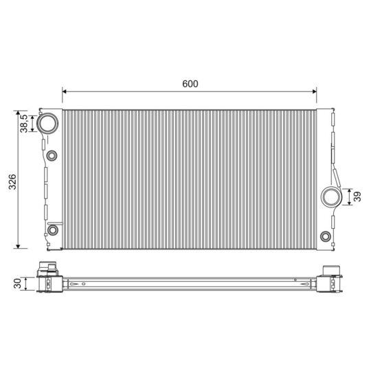 701271 - Radiator, engine cooling 