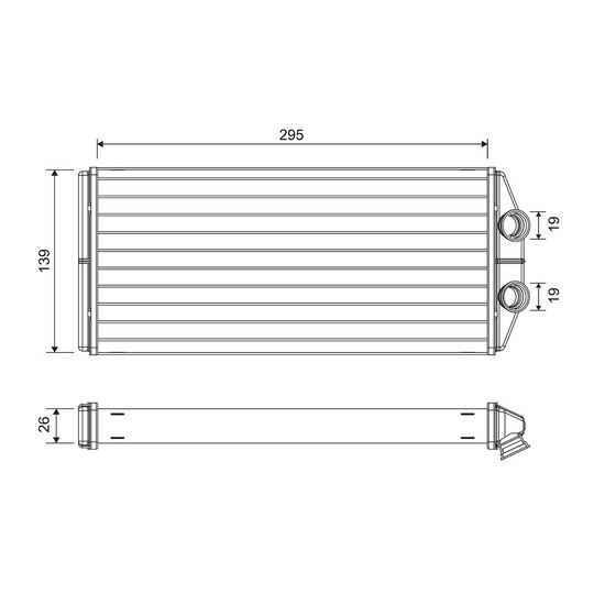 811504 - Heat Exchanger, interior heating 