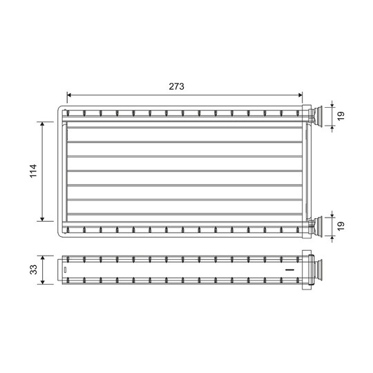 811556 - Heat Exchanger, interior heating 