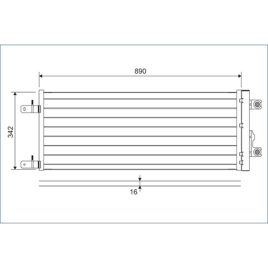 815125 - Condenser, air conditioning 