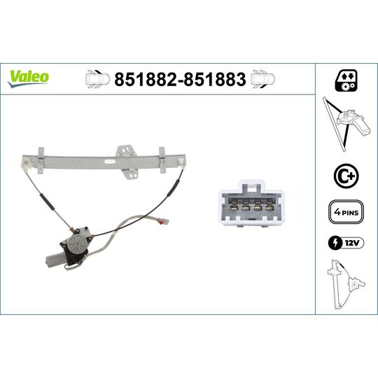 851882 - Window Regulator 