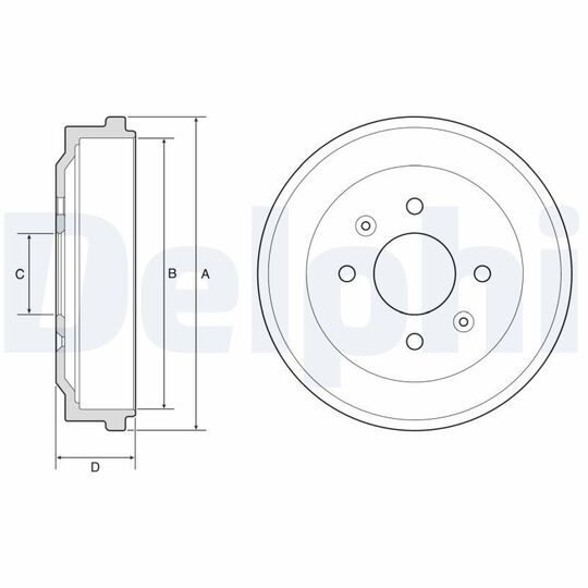 BF570 - Brake Drum 