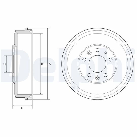 BF578 - Brake Drum 