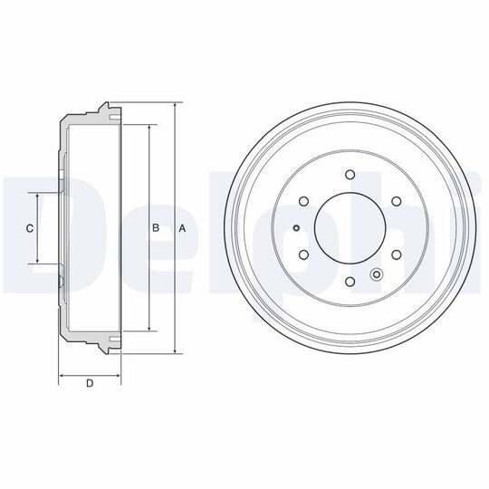 BF581 - Brake Drum 