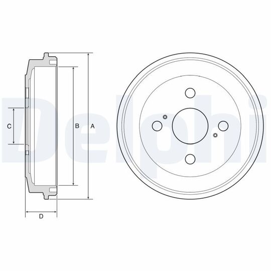 BF588 - Brake Drum 