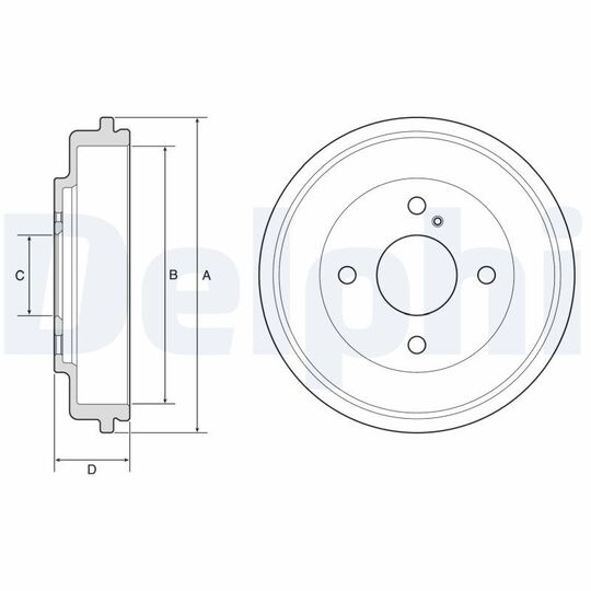 BF591 - Brake Drum 